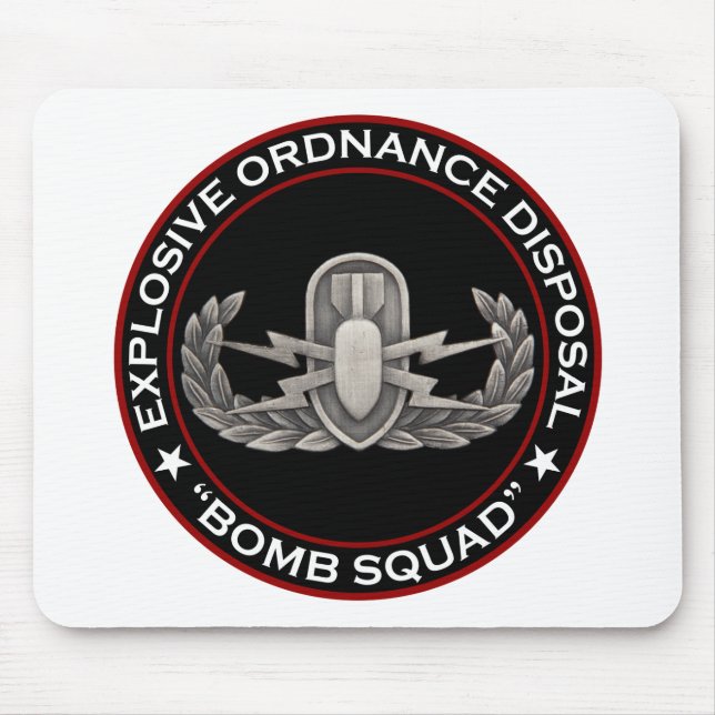 EOD "Bomb Squad" Mouse Pad (Front)