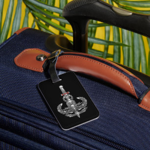 EOD Explosive Ordnance Disposal Afghan Veteran Luggage Tag