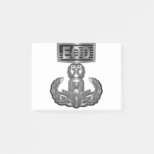 EOD Explosive Ordnance Disposal Post-it Notes