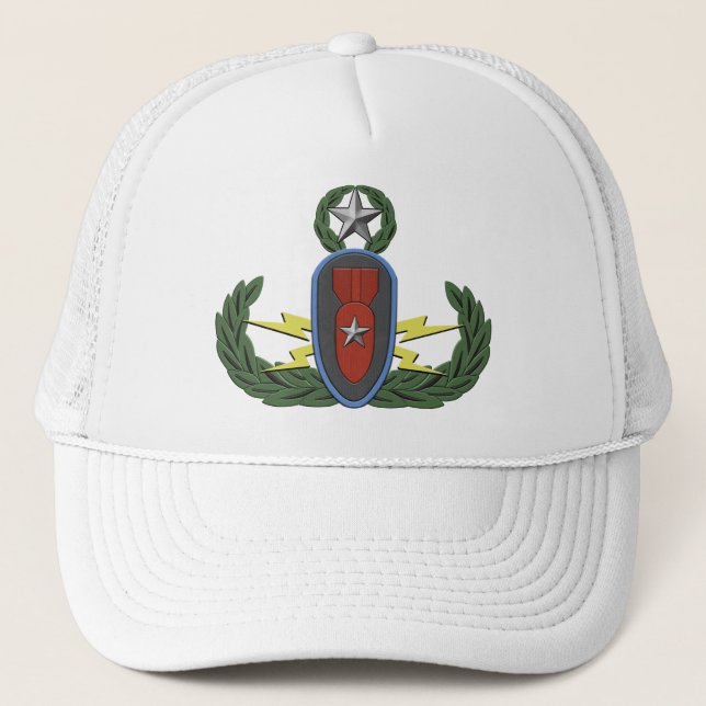 EOD- Explosive Ordnance Disposal  Trucker Hat (Front)