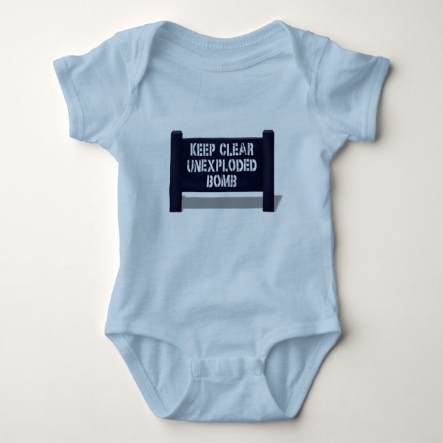 EOD Keep Clear Baby Bodysuit (Front)