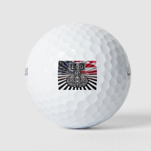 “EOD Master Blaster” Commemorative Gift Golf Balls (Front)
