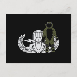 EOD Senior Bomb Suit Postcard