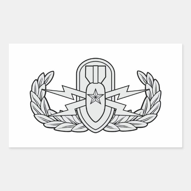 EOD Senior Rectangular Sticker (Front)