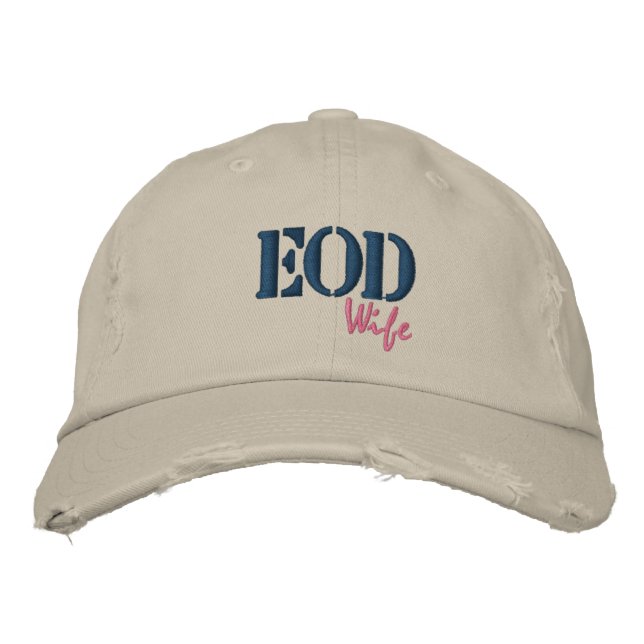 EOD, Wife Embroidered Hat (Front)