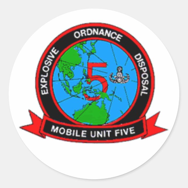 EODMU5 CLASSIC ROUND STICKER (Front)