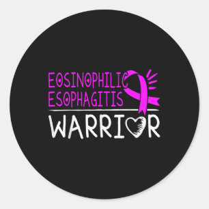 Eoe - Eosinophilic Oesophagitis Awareness T Shirt  Classic Round Sticker