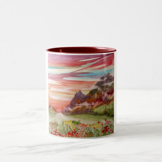 "Eon Isle: Sunset Mountain" Mug 11 oz. (Center)