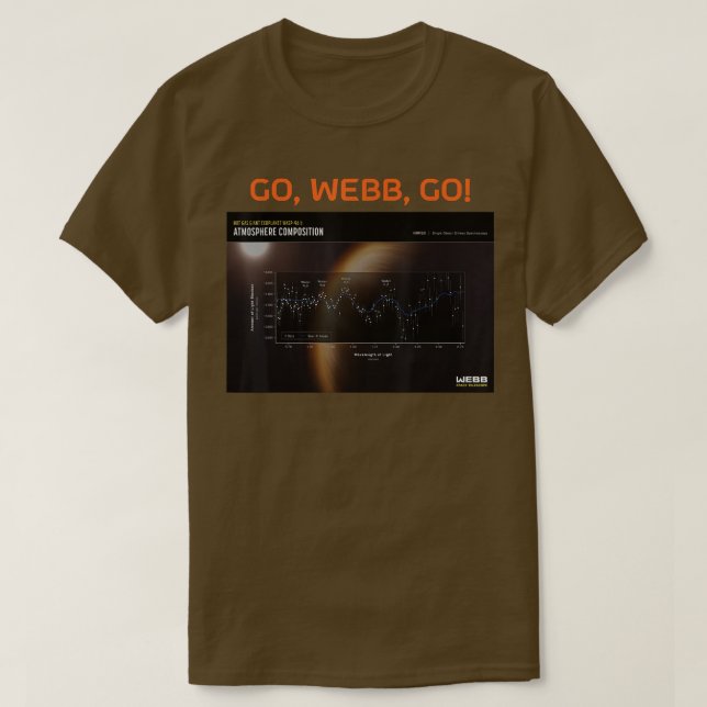 Eoplanet Atmosphere Composition James Webb Space T T-Shirt (Design Front)