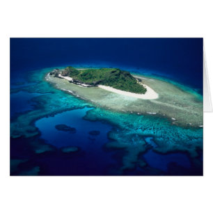 Eori Island, Mamanuca Islands, Fiji - aerial