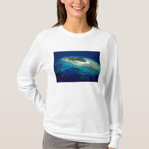 Eori Island, Mamanuca Islands, Fiji - aerial T-Shirt