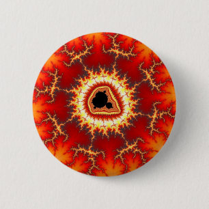 Eos - Fractal 6 Cm Round Badge
