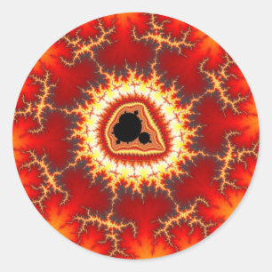 Eos - Fractal Classic Round Sticker