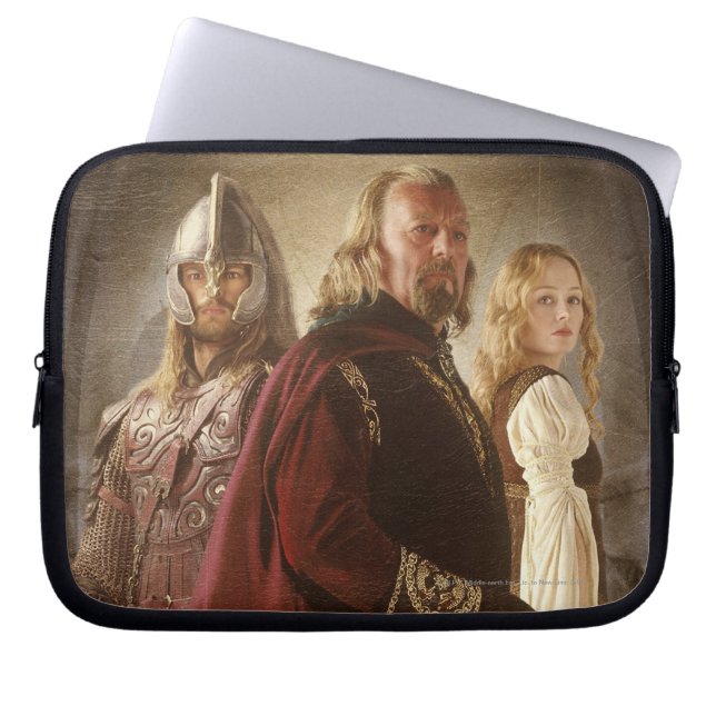 Eowyn and Theoden Laptop Sleeve (Front)