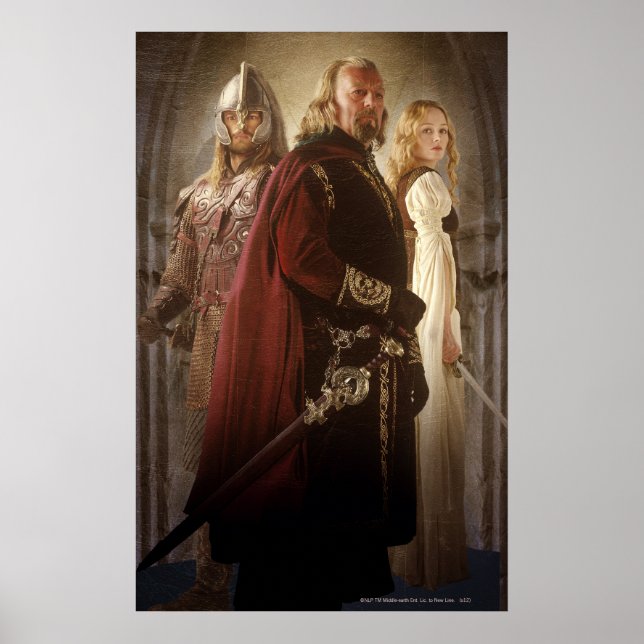 Eowyn and Theoden Poster (Front)