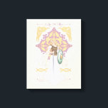 Éowyn "I Am No Man" Battle-Ready Graphic Canvas Print<br><div class="desc">Celebrate courage and destiny in Middle-Earth™ with this stunning Lord of the Rings™–inspired design honoring Éowyn™. Illustrated in an elegant, flowing art style, she stands poised with sword and shield in hand, her windswept gown and golden hair capturing both strength and grace. Ornamental Elven-inspired detailing frames the composition, while the...</div>