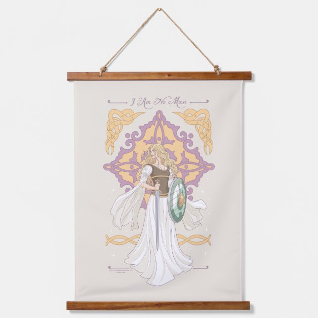 Éowyn "I Am No Man" Battle-Ready Graphic Hanging Tapestry (Front)
