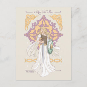 Éowyn "I Am No Man" Battle-Ready Graphic Postcard