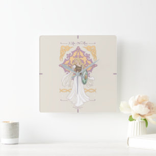 Éowyn "I Am No Man" Battle-Ready Graphic Square Wall Clock