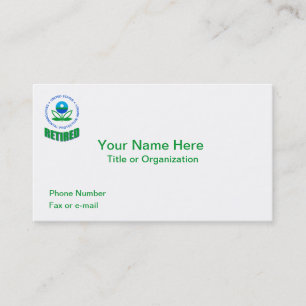 EPA Retired Business Card