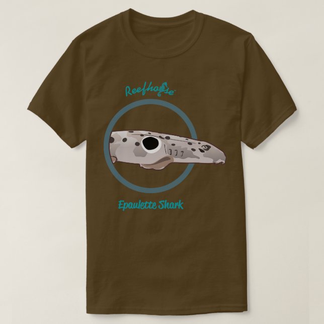 Epaulette Shark T-Shirt (Design Front)
