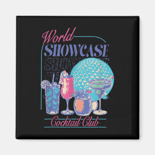 Epcot Drinking World Showcase Tail Club Drinking T Magnet