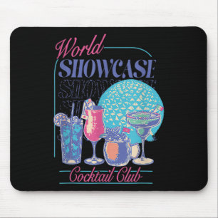 Epcot Drinking World Showcase Tail Club Drinking T Mouse Pad