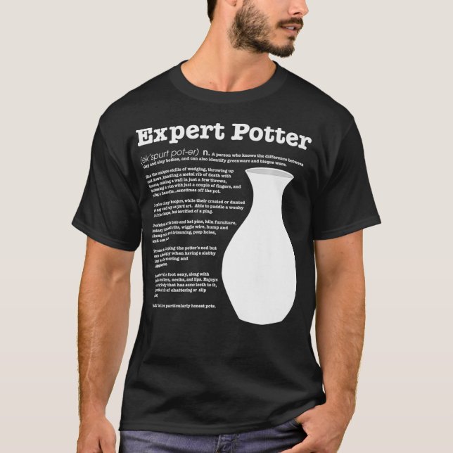 Epert Potter Defined Tee  Funny Pottery (Front)