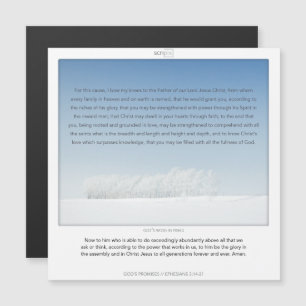 Epheisans 3:14-21 GOD'S PROMISES SCRIPIX magnetic Invitation