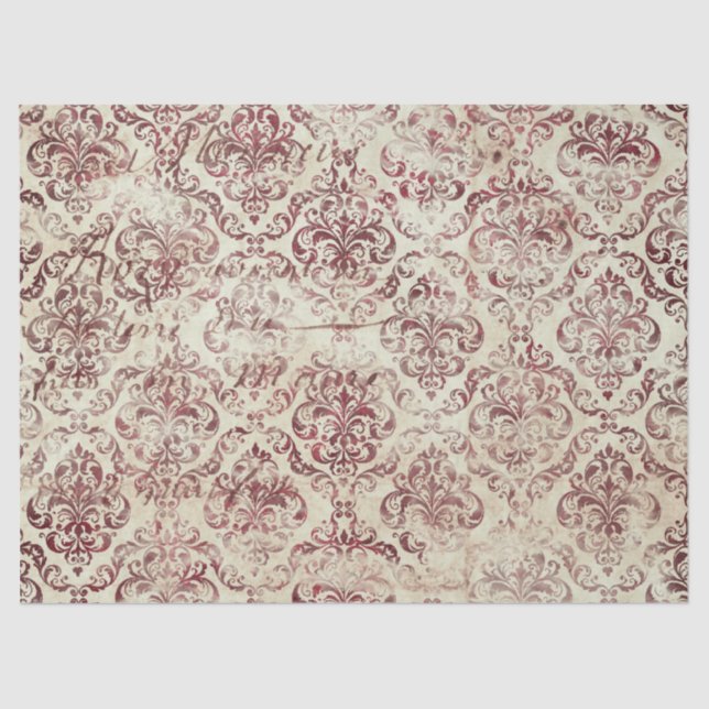 Ephemera Burgundy Paper Series Design 11 (Front)