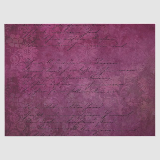 Ephemera Burgundy Paper Series Design 15 (Front)
