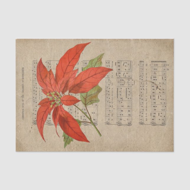 Ephemera Christian Song of the Children Decoupage Tissue Paper (Front)