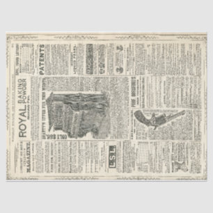 Ephemera Decoupage Paper