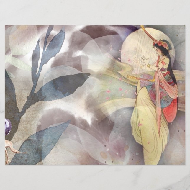 Ephemera Decoupage Vintage Fairy  (Front)