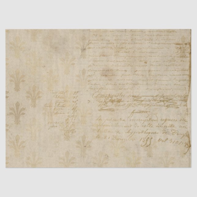 Ephemera French Paper Series Design 6 (Front)