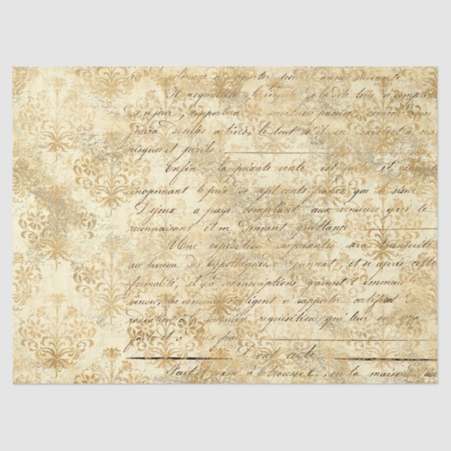 Ephemera Gold Paper Series Design 6 (Front)