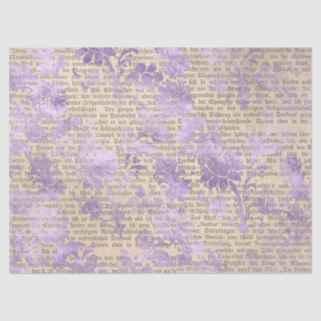 Ephemera Lavendar Paper Series Design 14 (Front)