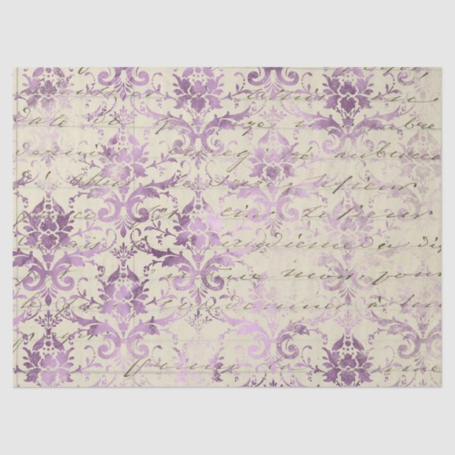 Ephemera Lavendar Paper Series Design 19 (Front)