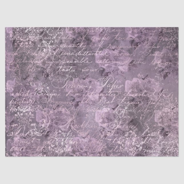 Ephemera Lavendar Paper Series Design 20 (Front)
