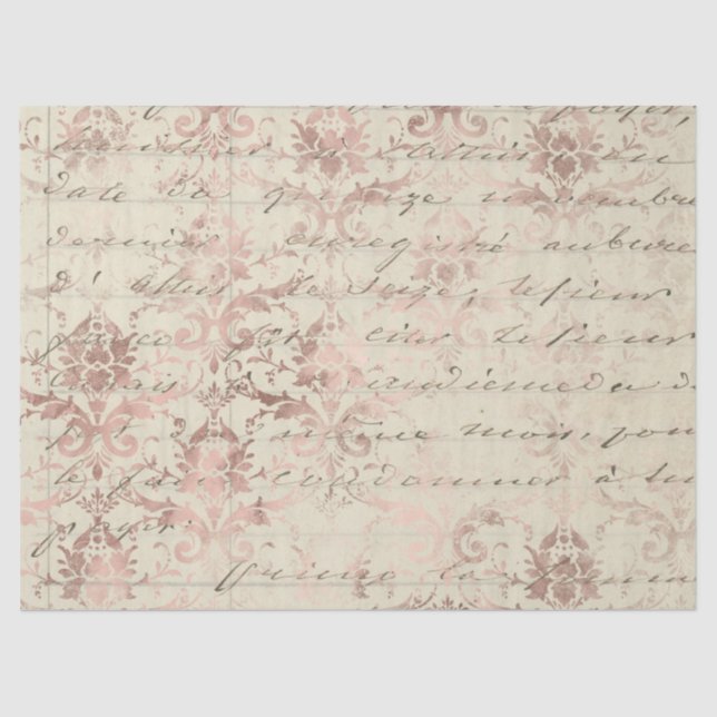 Ephemera Rose Gold Paper Series Design 10 (Front)
