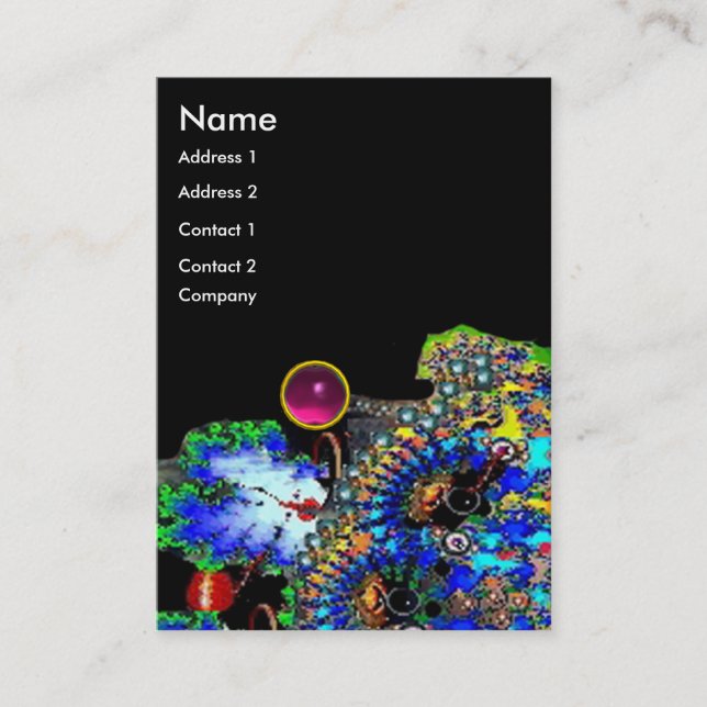 EPHEMERAL AMETHYST Beauty, Salon,Spa,Makeup Artist Business Card (Front)