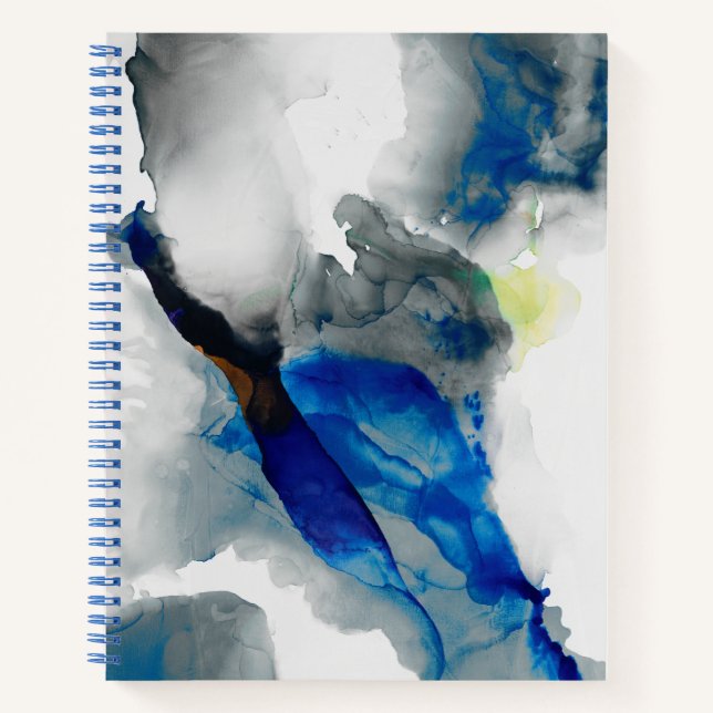Ephemeral - Blue & Grey Notebook (Front)