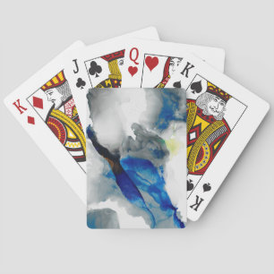 Ephemeral - Blue & Grey Playing Cards