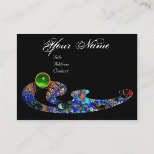 EPHEMERAL EMERALD Beauty ,Salon,Spa,Makeup Artist Business Card