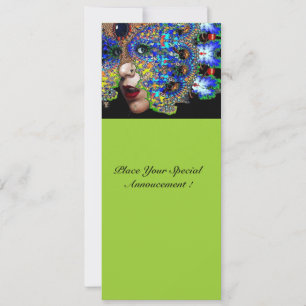 EPHEMERAL Mardi Gras Masquerade Ball ,Blue Mask Announcement