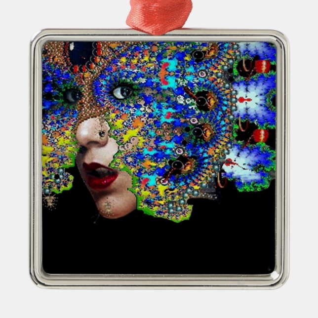 EPHEMERAL METAL TREE DECORATION (Front)