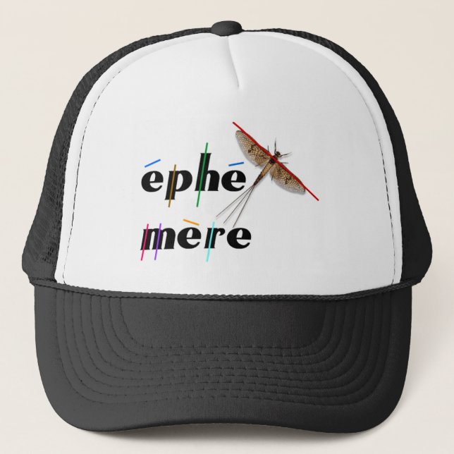 ephemeral snapshot trucker hat (Front)