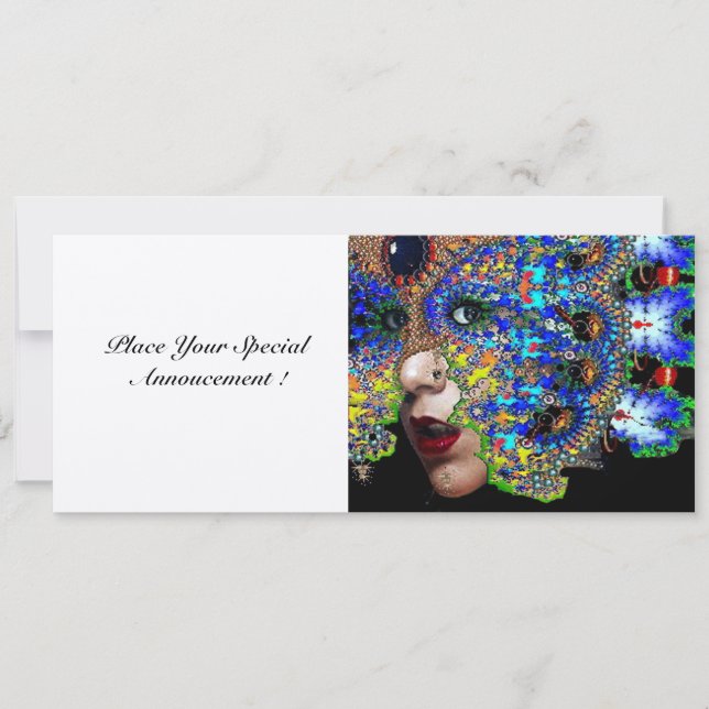 EPHEMERAL Sweet 16 Masquerade Ball Invitation (Front)