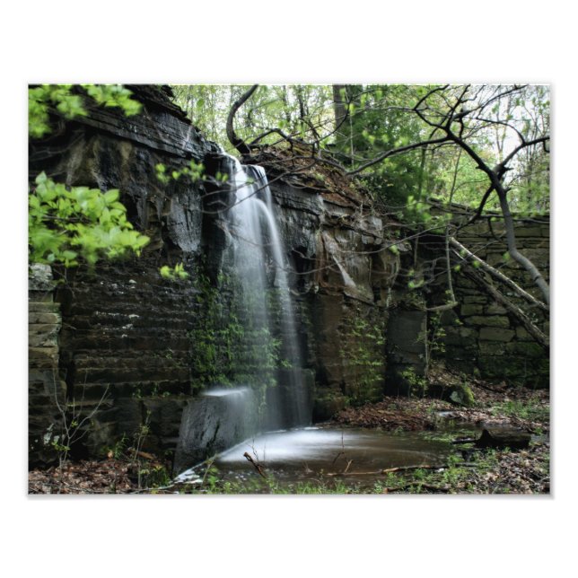 Ephemeral Waterfall  Photo Print (Front)