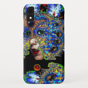 EPHEMERAL/ WOMAN WITH COLORFUL FRACTAL MASK Case-Mate iPhone CASE